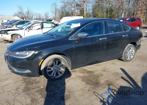 2016 Chrysler 200 Limited z USA, uszkodzony, nr VIN 1C3CCCABXGN101392